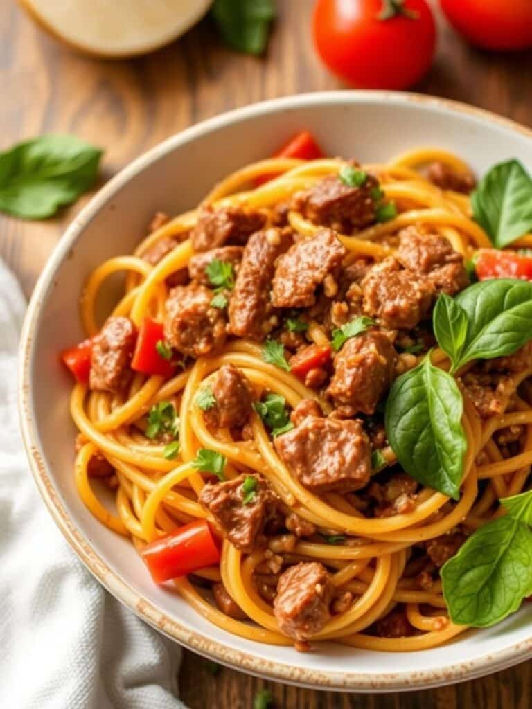 High Protein Beef Pasta – Healthy High Protein