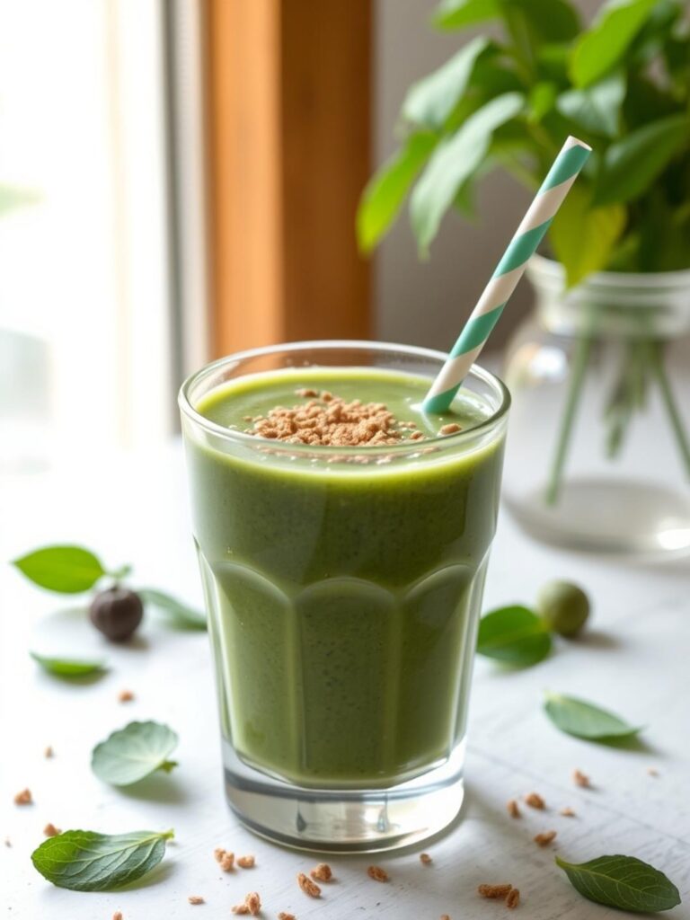 Healthy Green Smoothie For Family Mornings