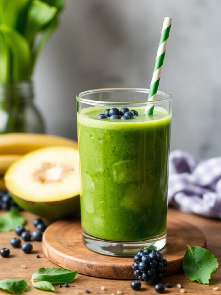 Healthy Green Smoothie For Family Mornings