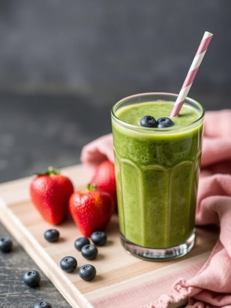 Healthy Green Smoothie For Family Mornings