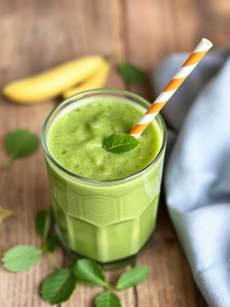 Healthy Green Smoothie For Family Mornings