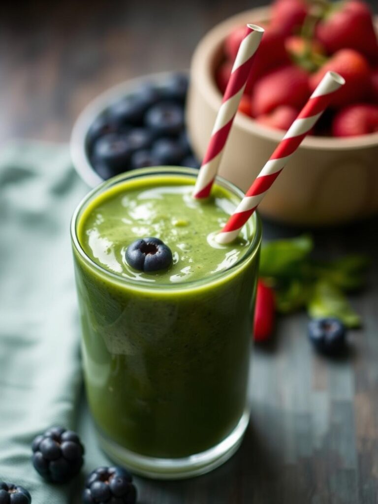 Healthy Green Smoothie For Family Mornings