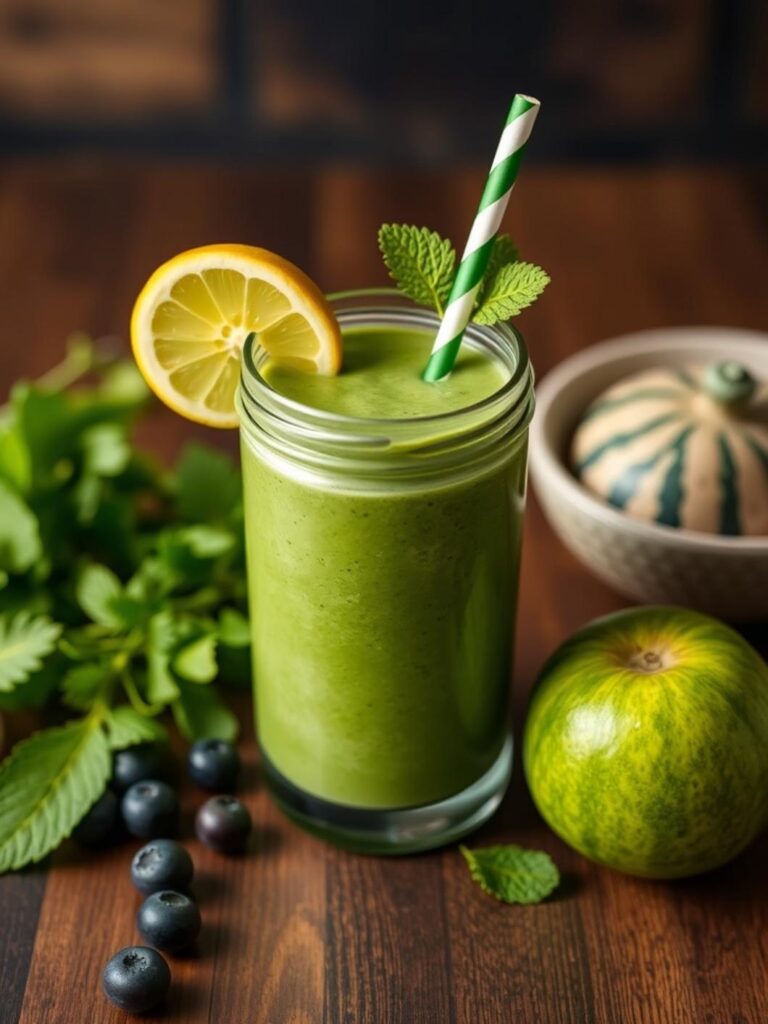 Healthy Green Smoothie For Family Mornings