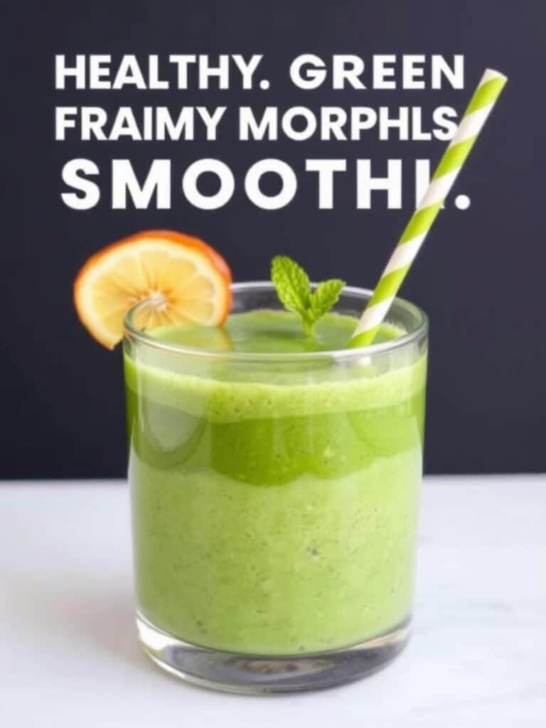 Healthy Green Smoothie For Family Mornings