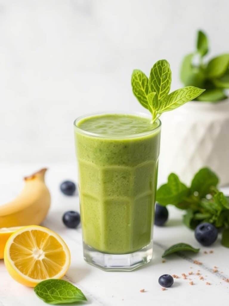 Healthy Green Smoothie For Family Mornings