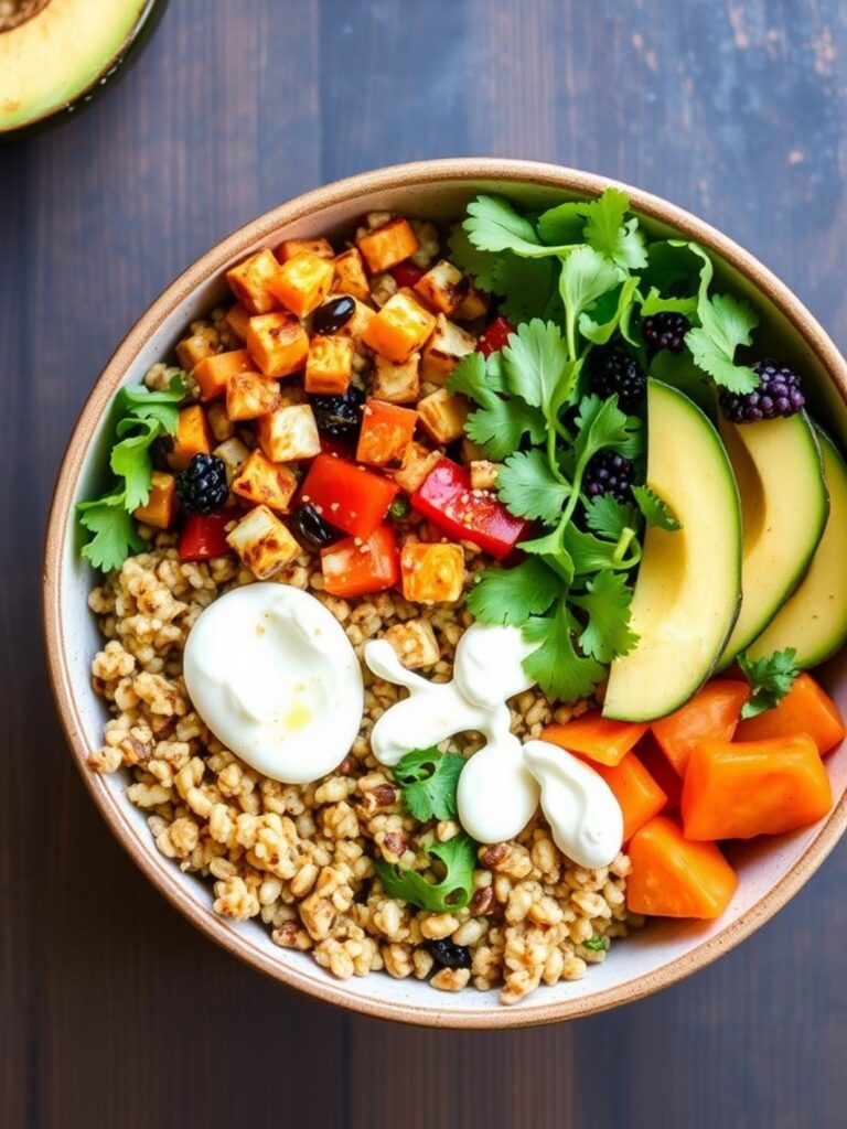 Roasted Veggie Quinoa Buddha Bowls