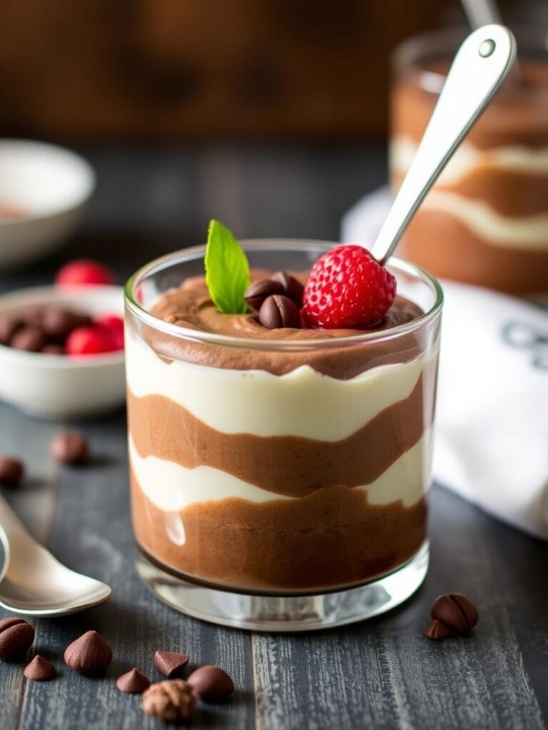 Rich Cottage Cheese Chocolate Mousse