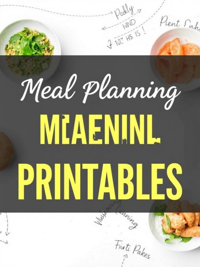 MEAL PLANNING PRINTABLES – Simple & Delicious