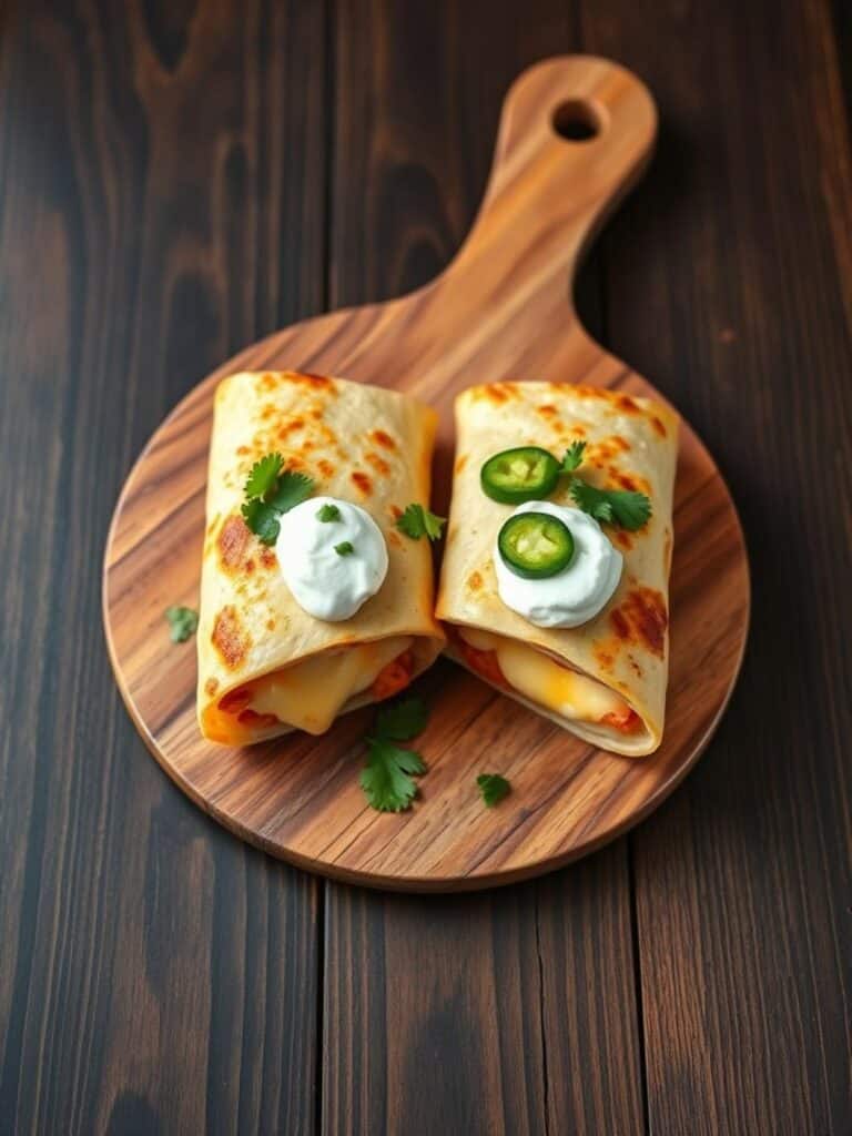 CHEESY POTATO BURRITOS – Simple & Delicious