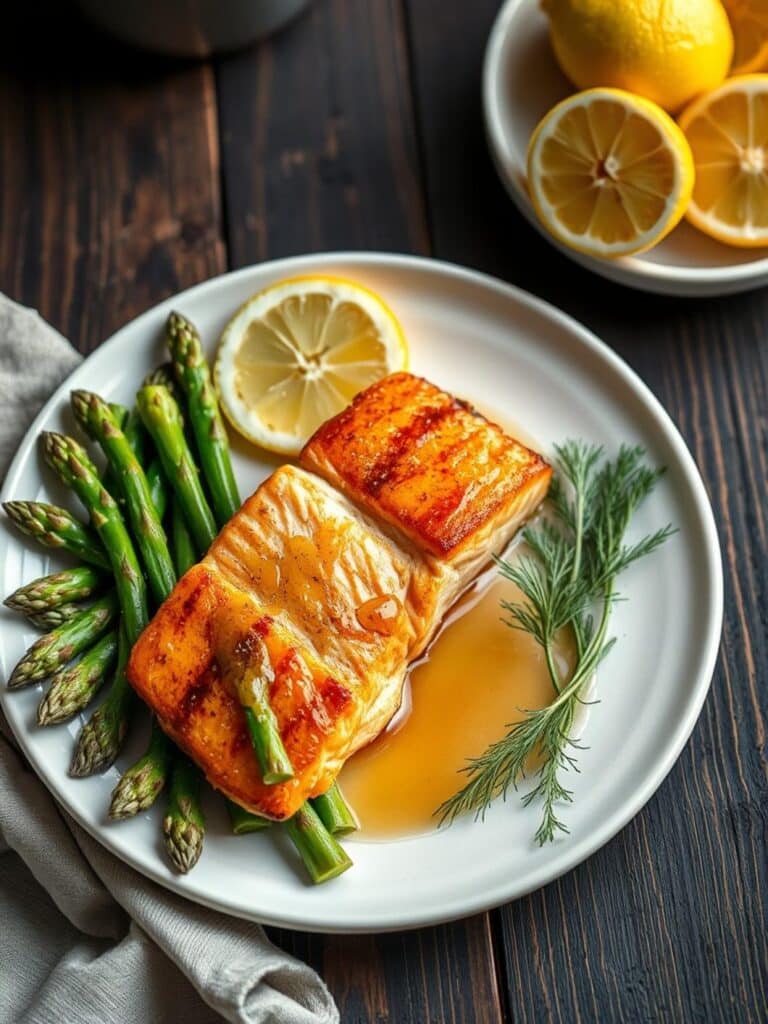 HONEY GLAZED SALMON BOWL – Healthy & Nutritious