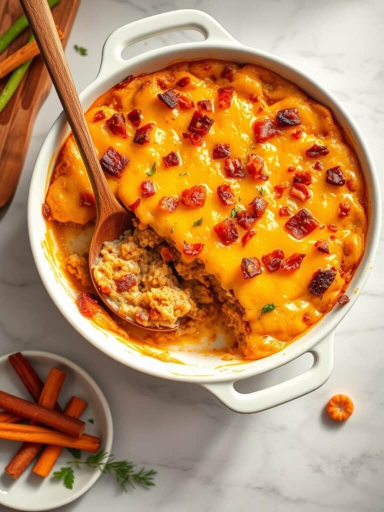 BACON CHEESEBURGER CASSEROLE – Low Carb & Delicious