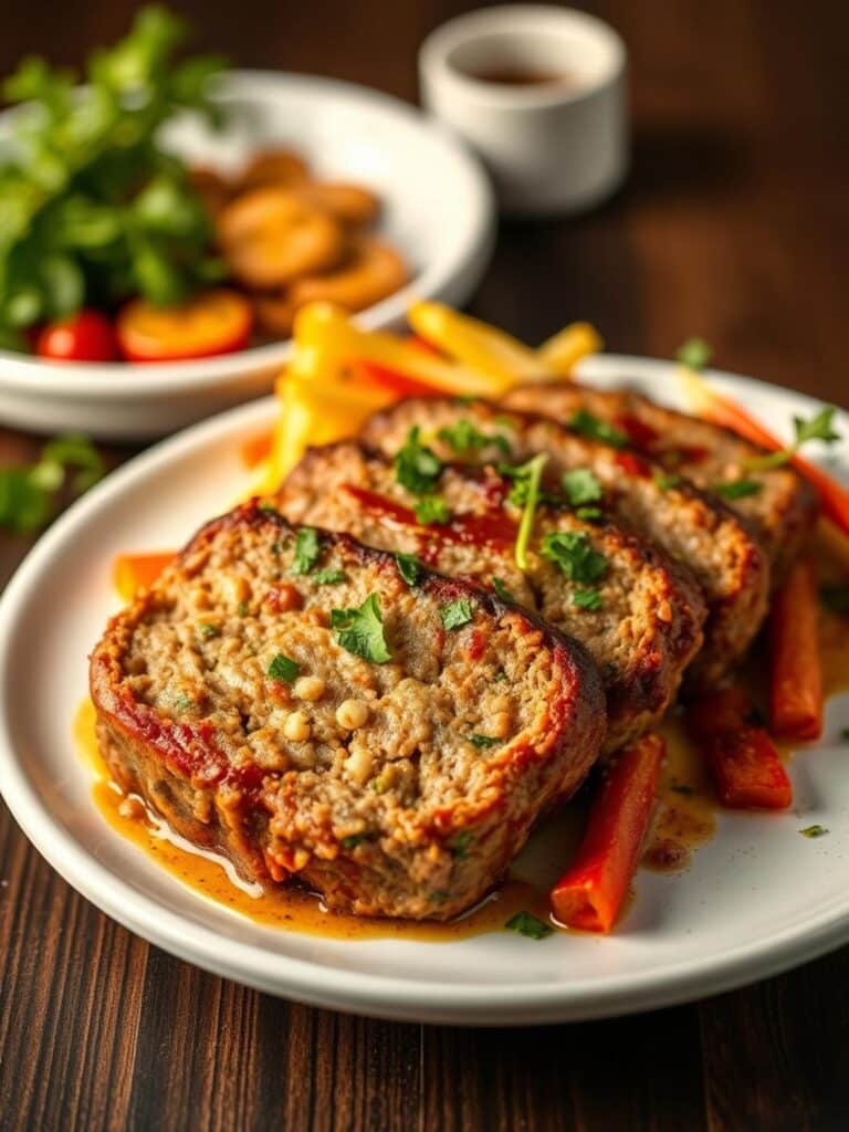 GARLIC PARMESAN MEATLOAF – Classic Comfort Dish