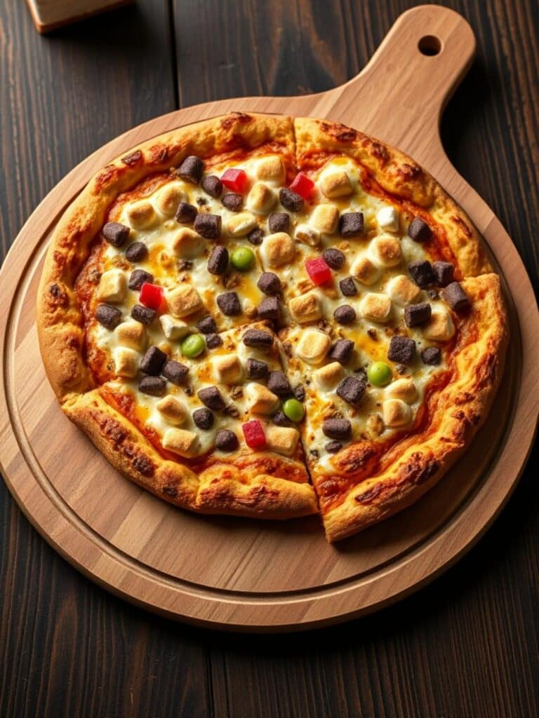 SMORES DESSERT PIZZA – Simple & Delicious