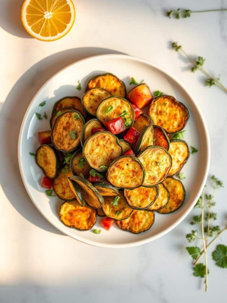 CRUNCHY ZUCCHINI CHIPS – Guilt-Free & Healthy