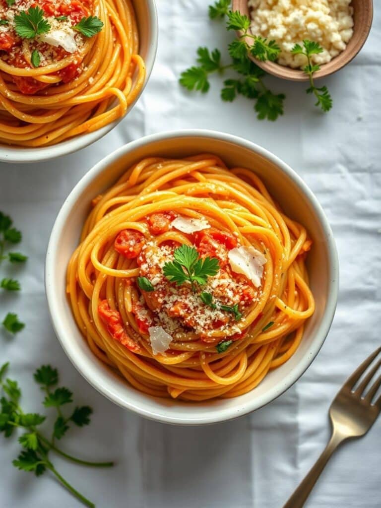 SPAGHETTI BREAD BOWLS – Easy Comfort Food