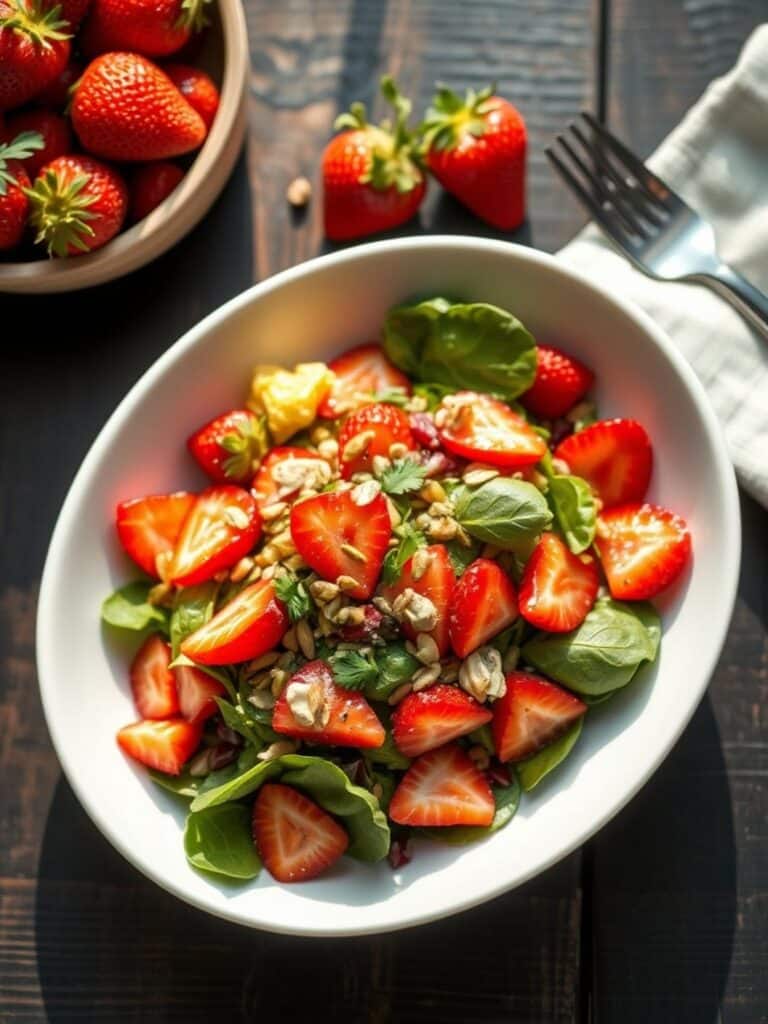 Viral Strawberry Spinach Salad
