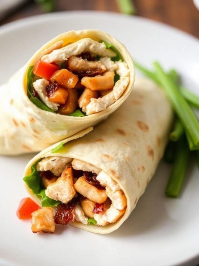 CHICKEN BACON RANCH WRAP – Simple & Delicious