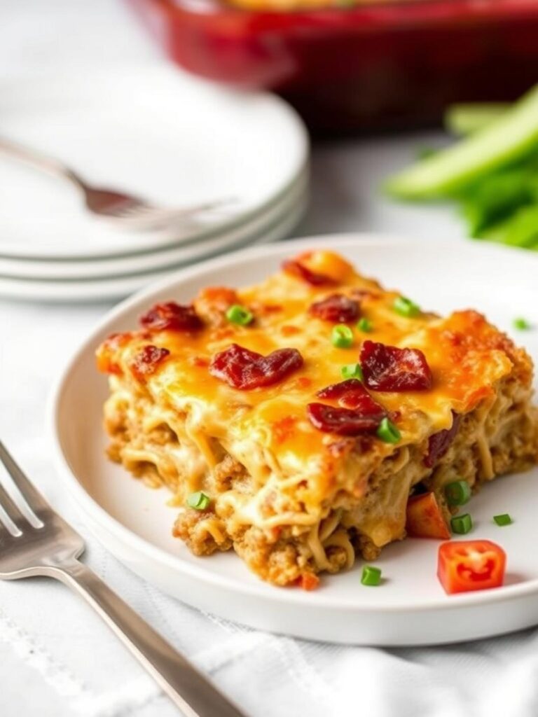 BACON CHEESEBURGER CASSEROLE – Low Carb & Delicious