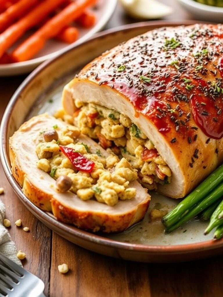 STUFFED CHICKEN BREAST – Ready in 45 Minutes