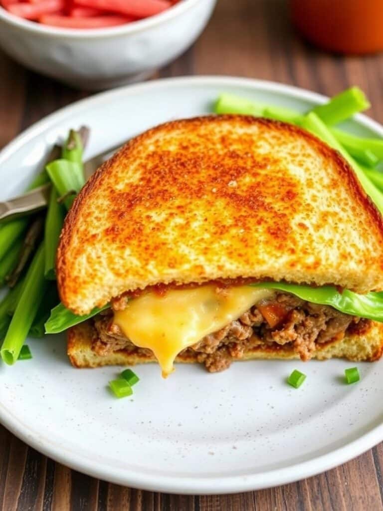 CHEESY GROUND BEEF MELT – Simple & Delicious