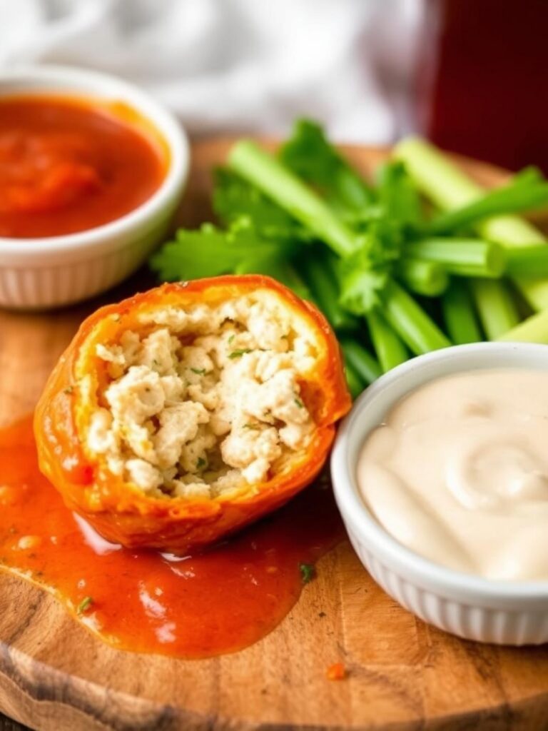 Buffalo Chicken Mozzarella Bombs – Simple & Delicious