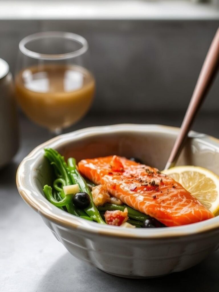 HONEY GLAZED SALMON BOWL – Healthy & Nutritious