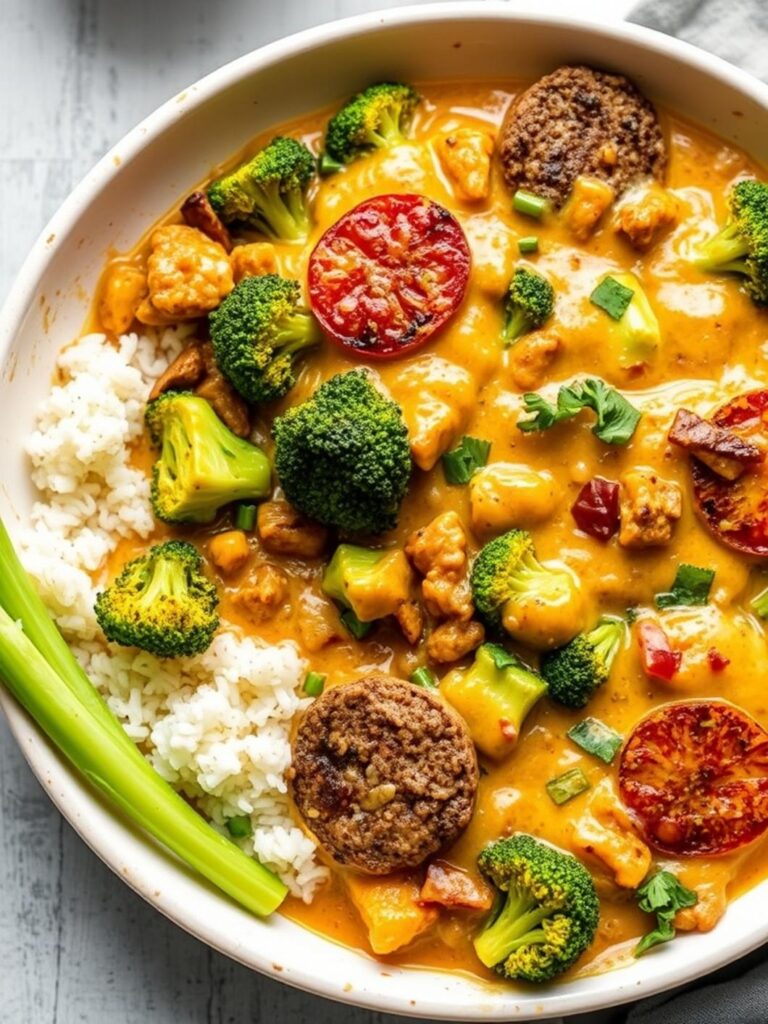 HAMBURGER BROCCOLI SKILLET – Low Carb & Delicious